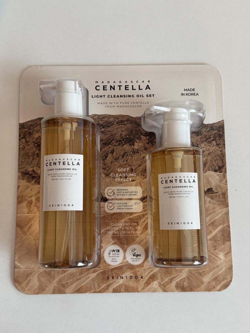 Madagascar Centella Light Cleansing Oil Set Made in Korea